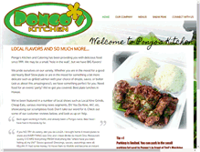 Tablet Screenshot of pongoskitchen.net